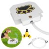 Dog Water Fountain Outdoor Dog Pet Water Dispenser Step-on Activated Sprinkler!