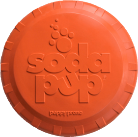 Bottle Top Flyer Durable Rubber Retrieving Frisbee