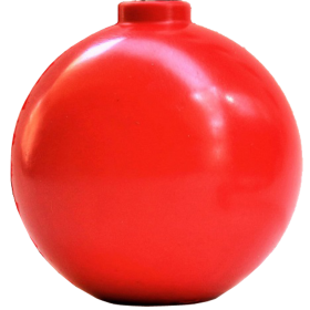 Christmas Ornament eDispenser Durable Rubber Chew Toy & Treat Dispenser