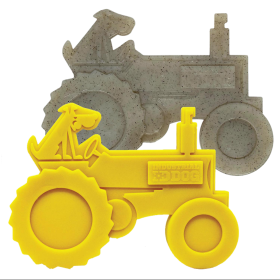 Tractor Nylon Dog Toy for Aggressive Chewers