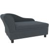 Pet Sofa Bed Couch with Storage, Pet Sofa Small Dogs, Dark Gray