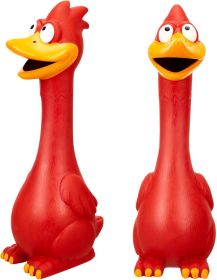 1 Pcs Horse Toys Latex Squeaky Squeeze Chicken Squeak Turkey Balls for Play Fake Screaming Chicken Toys for Horses Soccer Ball for Reduce Separat