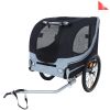 Large Folding Bike Trailer For Dogs, Durable Steel Frame for Cycling, Jogging, Camping & Outdoor Adventures