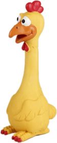 Rubber Chicken Squeaky Dog Toys for Small, Medium or Large Pets