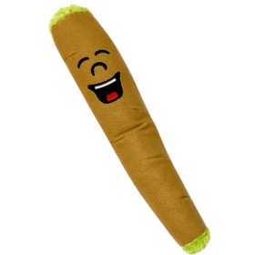 My Name is B, Cute Stuffed Parody Blunt Dog Toy, Funny Squeaky Weed Toy
