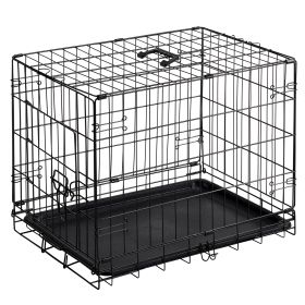 24-30 Inch Single Door Dog Cage (Option: 30lb)