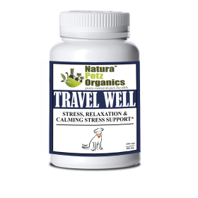 Travel Well - Stress, Relaxation & Calming Stress Support* For Dogs And Cats On The Go* (size: Dog / 250 caps / 500 mg/ Size 1)