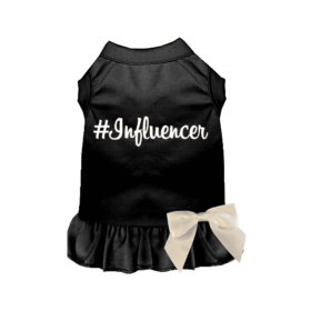 #Influencer Dress (Color: Black, size: X Small)