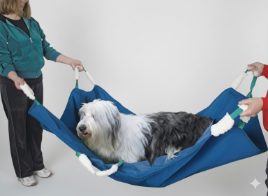 Soft Quick Carry Animal Stretcher (Color: Blue, size: small)