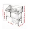 Stainless Steel Dog Washing Station